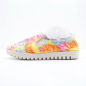 Easy Street Fresh Tie Dye Canvas Lightweight Slip On Sneakers - 8.5